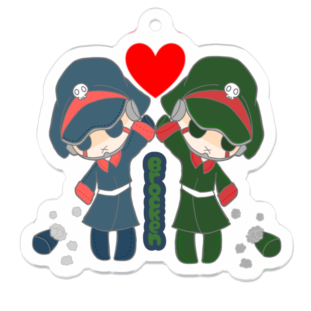 ぬい風WブロッケンJr.アクキー