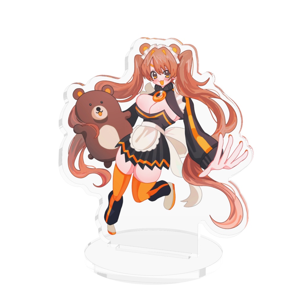 大熊のかわいいアクリルスタンド
