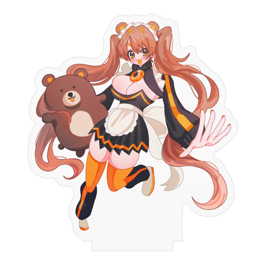 大熊のかわいいアクリルスタンド