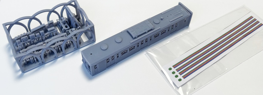 【Nゲージ】びわ湖の畔の単行電車