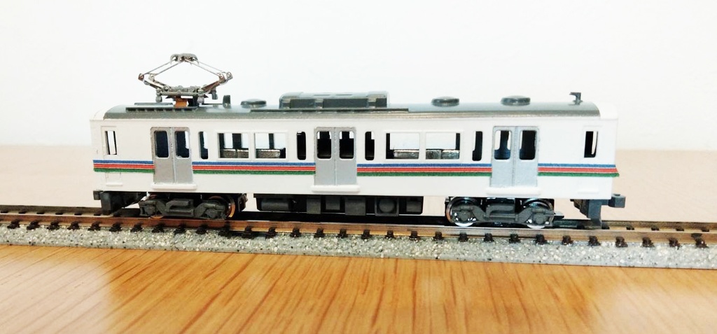 【Nゲージ】びわ湖の畔の単行電車