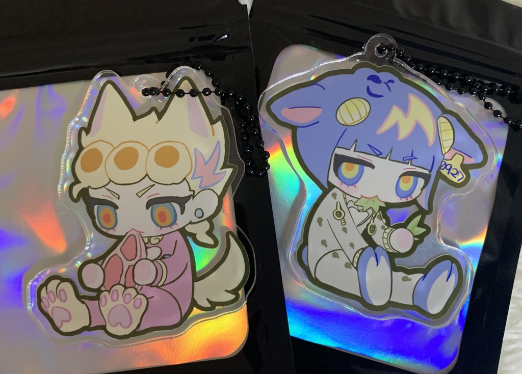 ジョルノ&ブチャラティケモアクキー