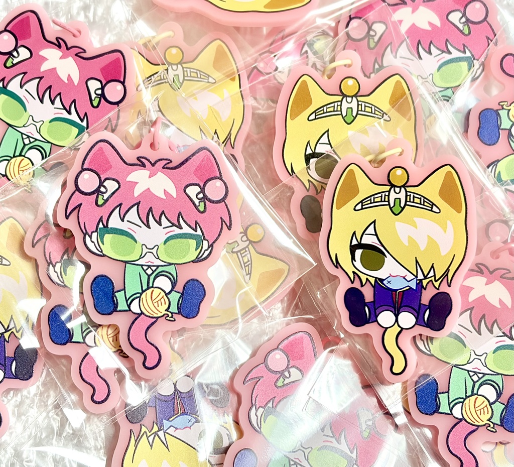 斉木兄弟にゃんこアクキー