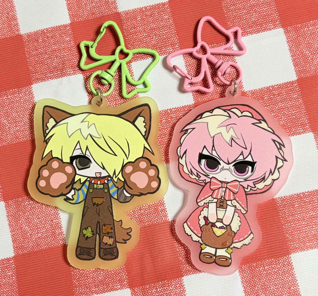 狼と赤ずきんあにいもアクキー