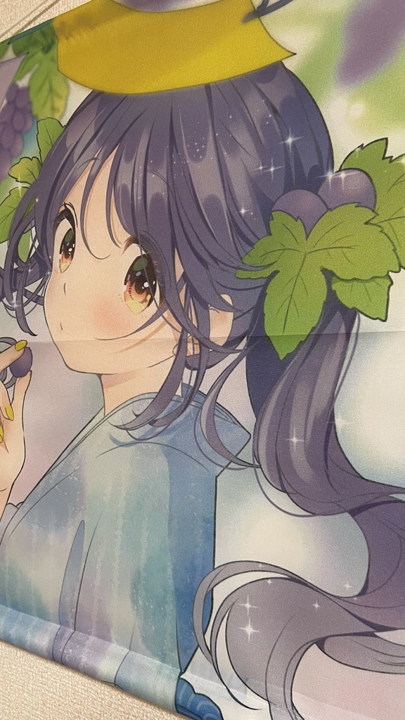 風鈴×ぶどうタペストリー