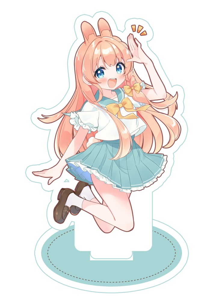 うさみみマフラーちゃん アクリルスタンド