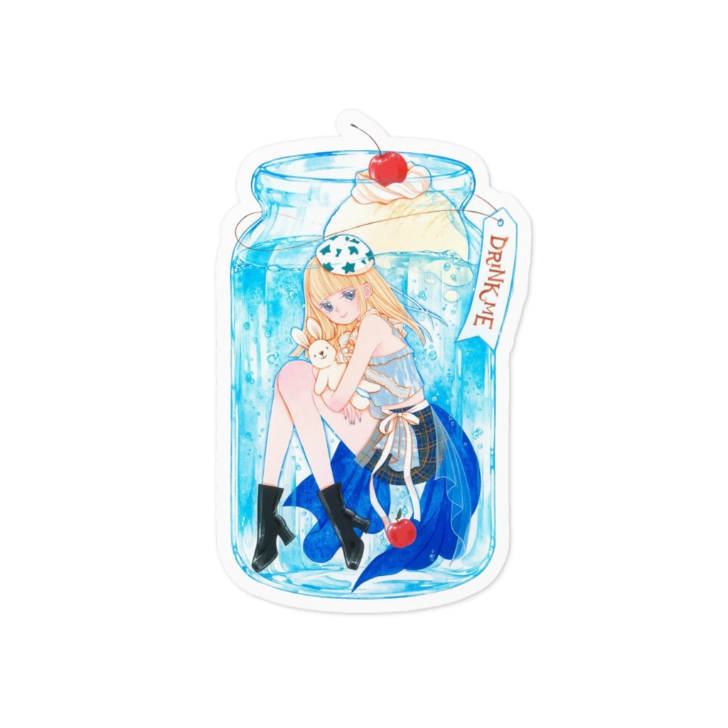 廣瀬雅 DRINK ME ステッカー