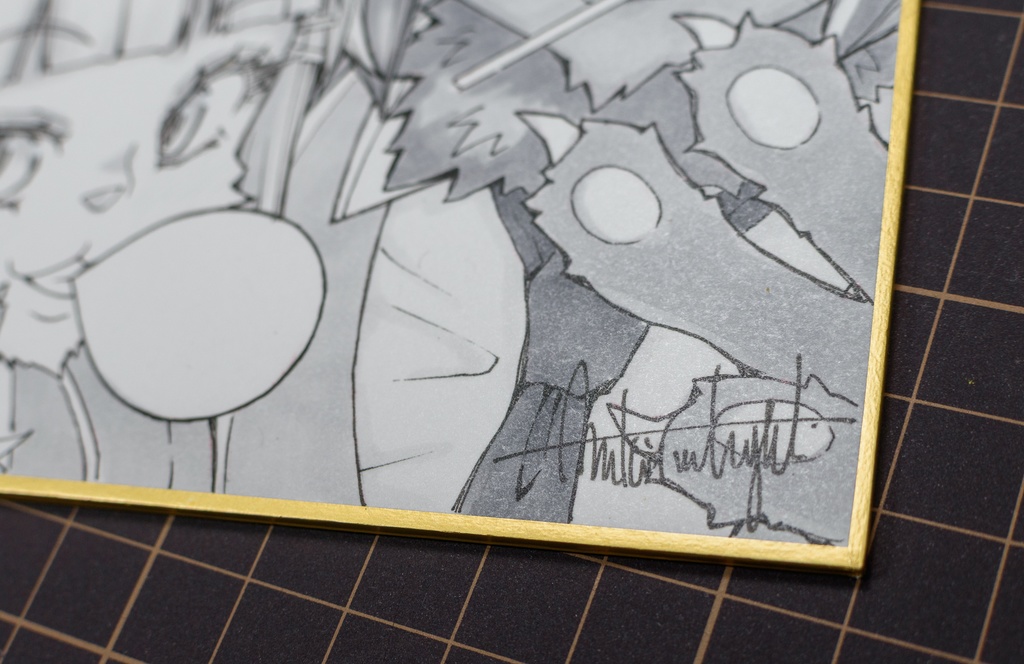 メスケモ手描き色紙 / MESUKEMO Illustration board