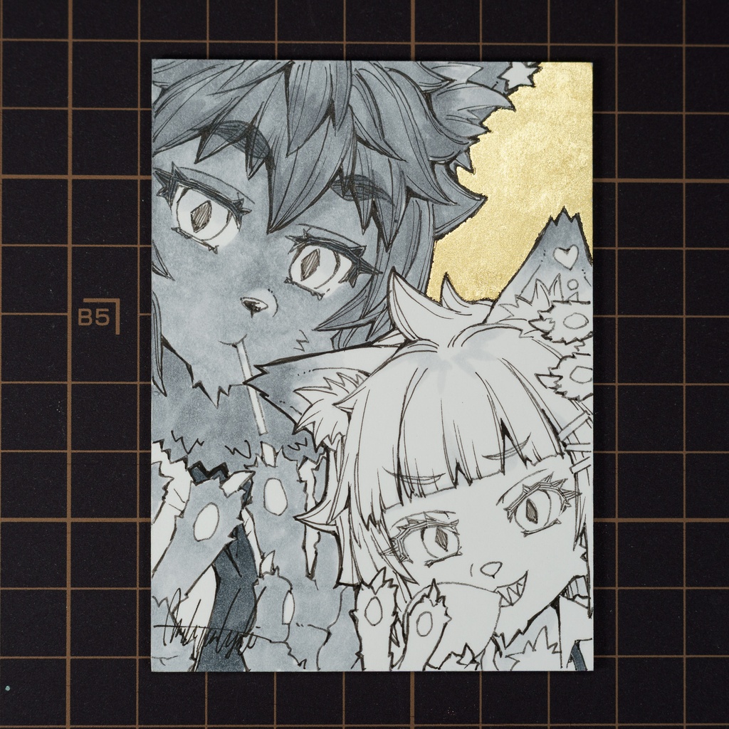 ATC 直筆イラスト ガム&キャンディ カードNo.014