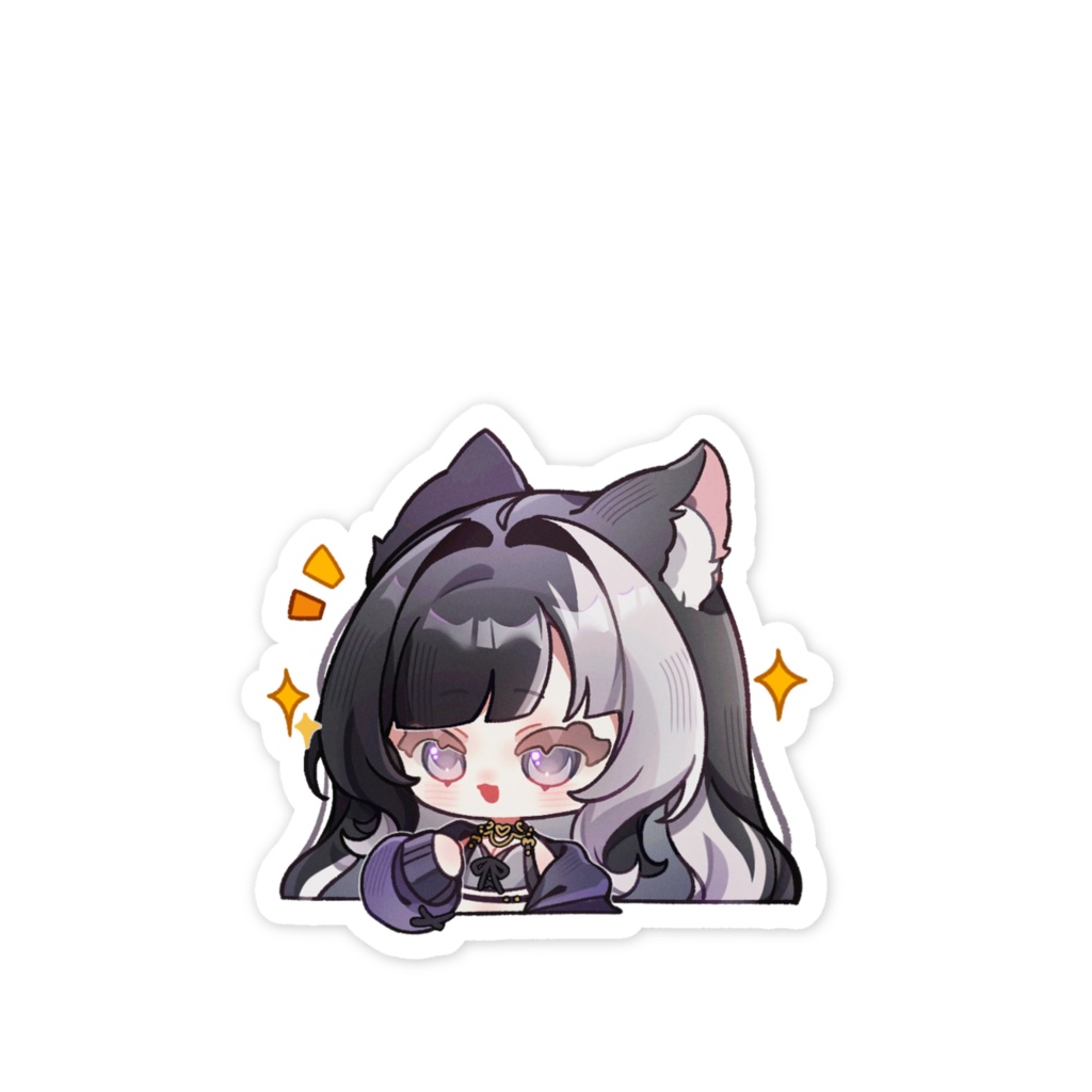 縞牙イエナ Half Anniversary記念グッズ ステッカー