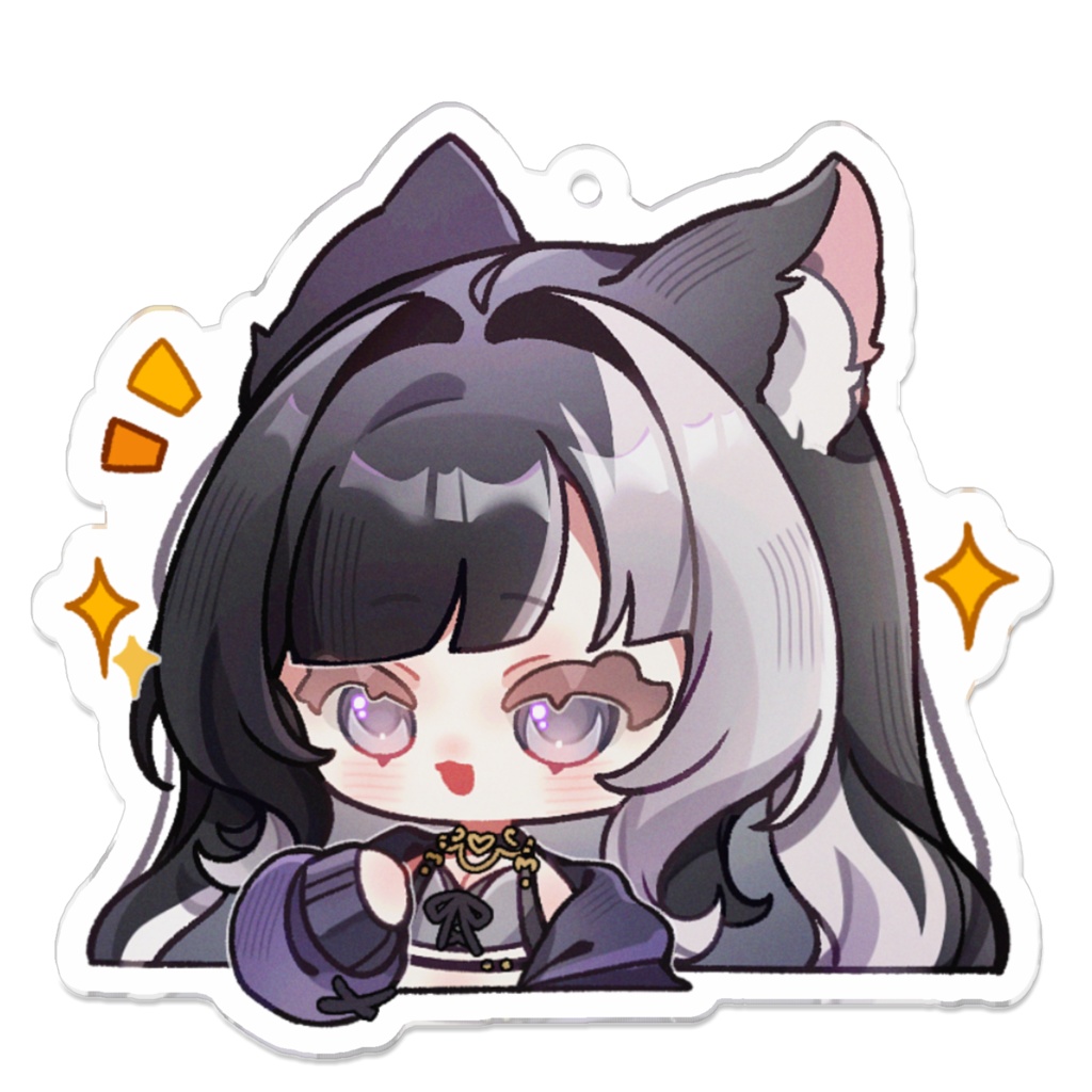 縞牙イエナ　Half Anniversary記念グッズ　アクリルキーホルダー