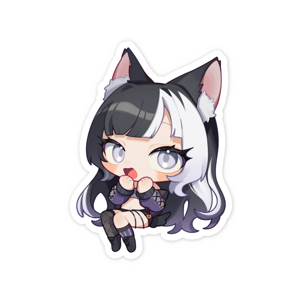 縞牙イエナ お誕生日記念グッズ ステッカー