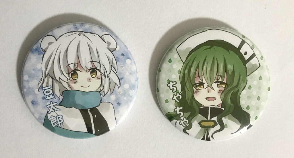 缶バッジ・中(茶々&こまめ)