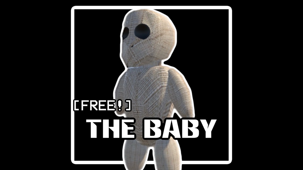 ［VRChat用］『呪われた人形』　byKAMI君（3D小道具）