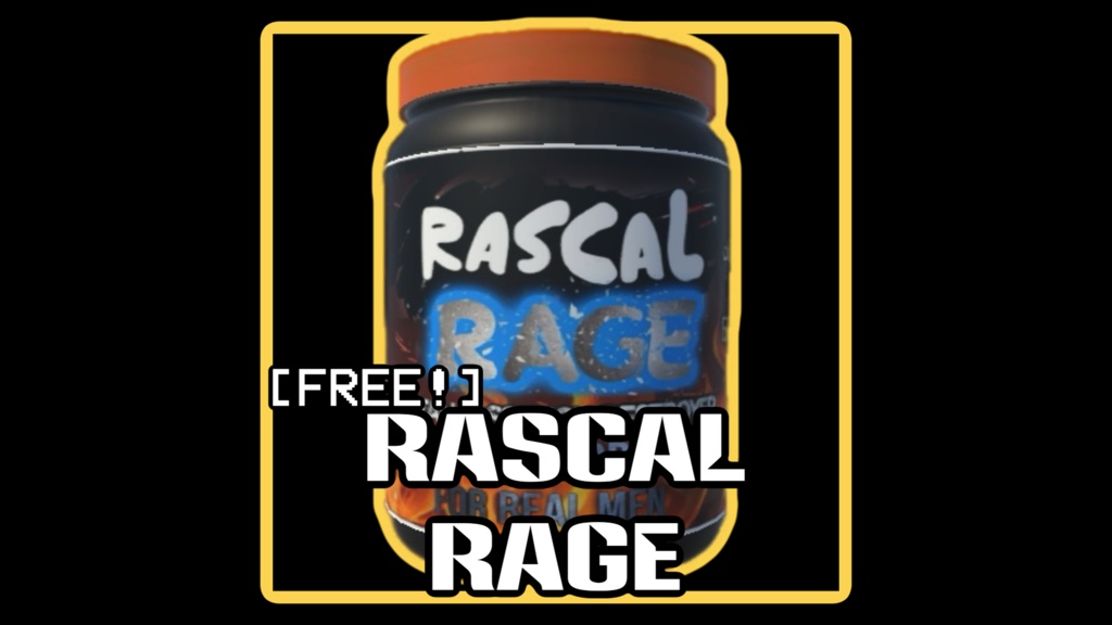 ［VRChat用］『ラスカルレイジ』　byKAMI君（3D小道具）