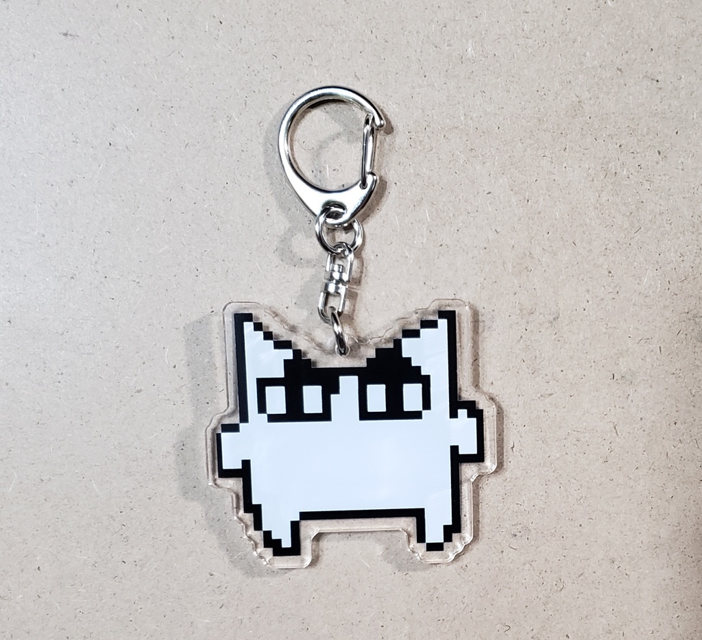 アクリルキーホルダー（ブチ柄）