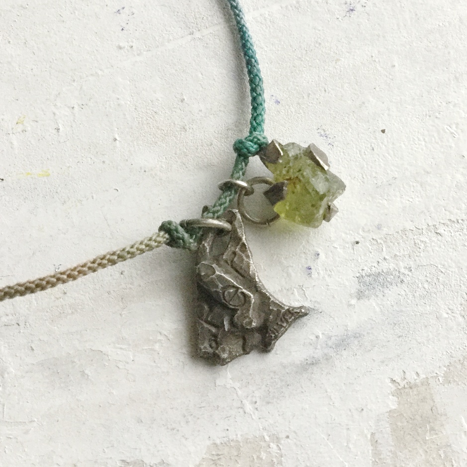 原石ネックレス ペリドット