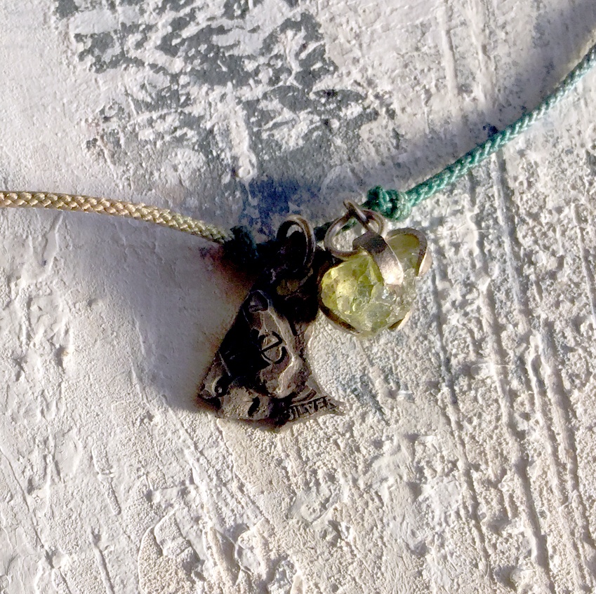 原石ネックレス ペリドット