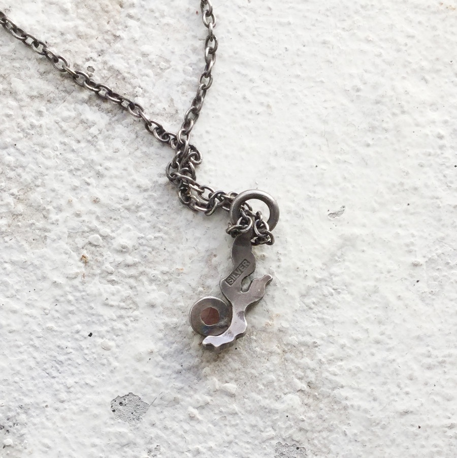 うごめきプチネックレス インカローズ