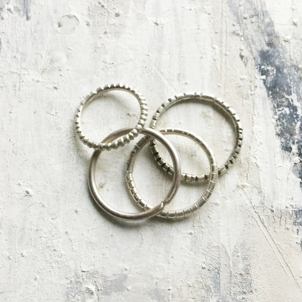 ツブ粒シルバーリング 制作キット