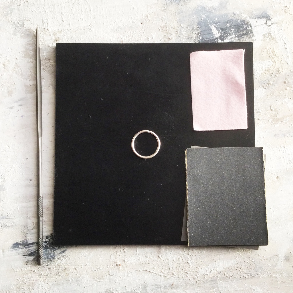 ツブ粒シルバーリング 制作キット