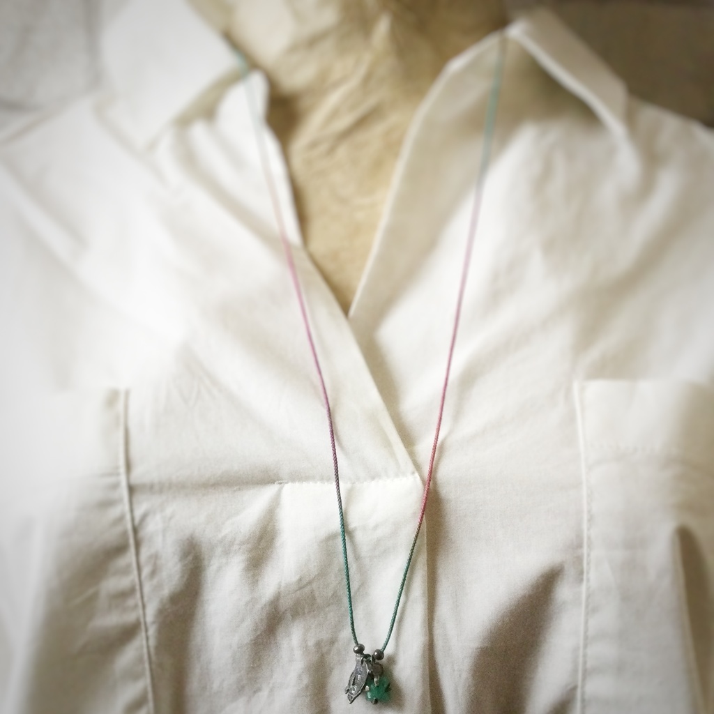 エメラルド原石 チョーカー&ネックレス