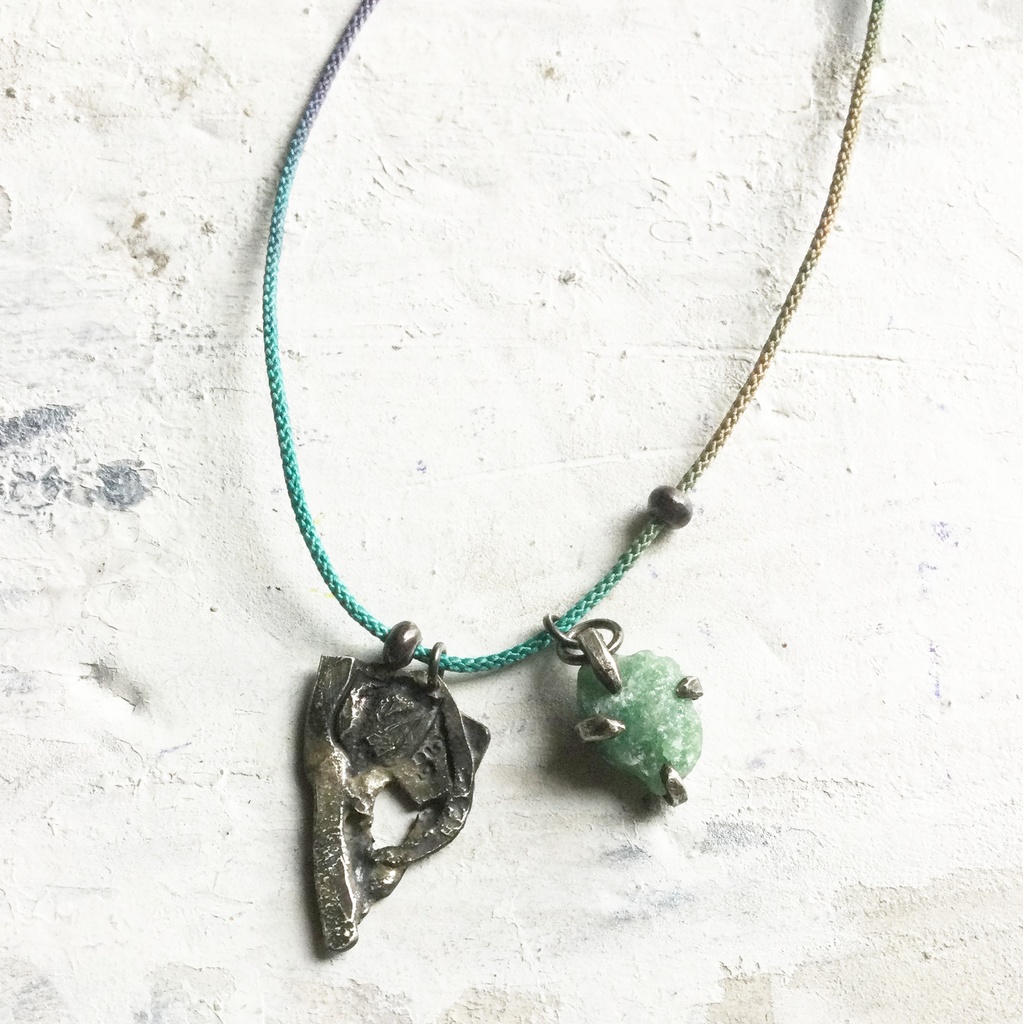 翡翠原石 チョーカー&ネックレス