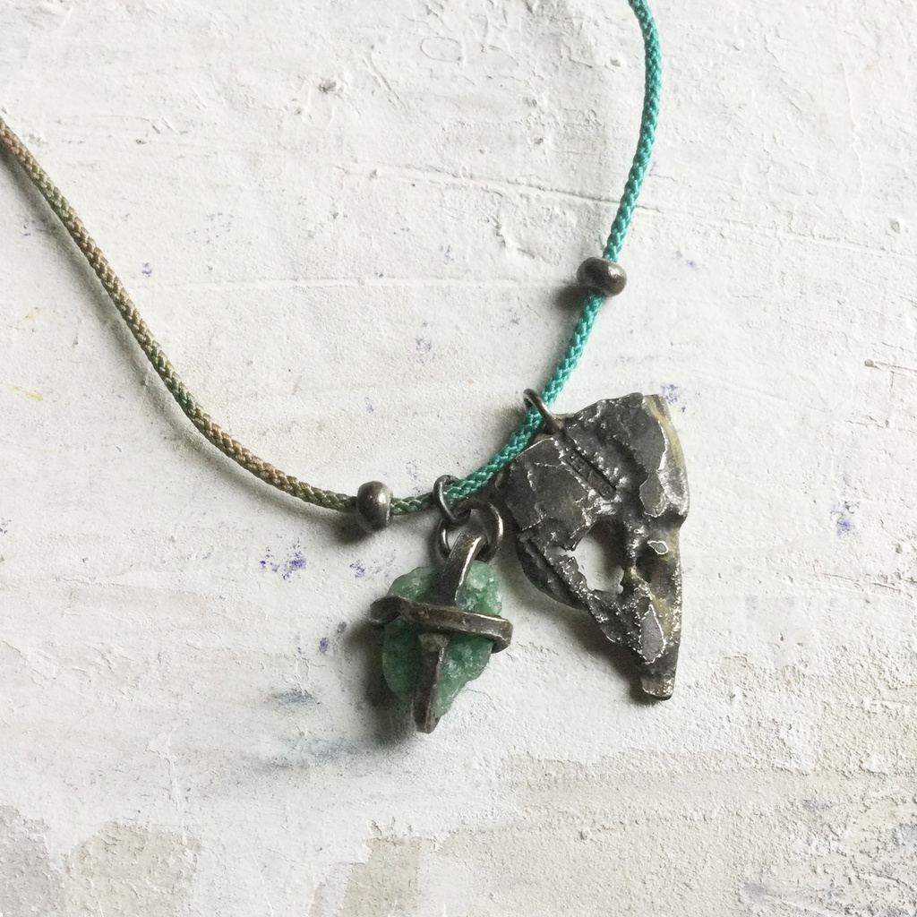 翡翠原石 チョーカー&ネックレス