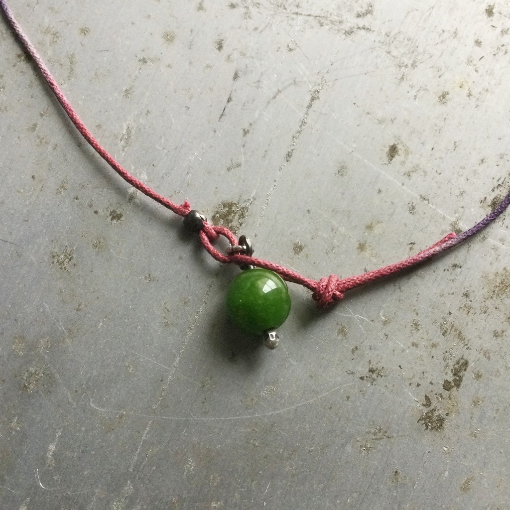 S字フック 緑の石 ジョーイメージ