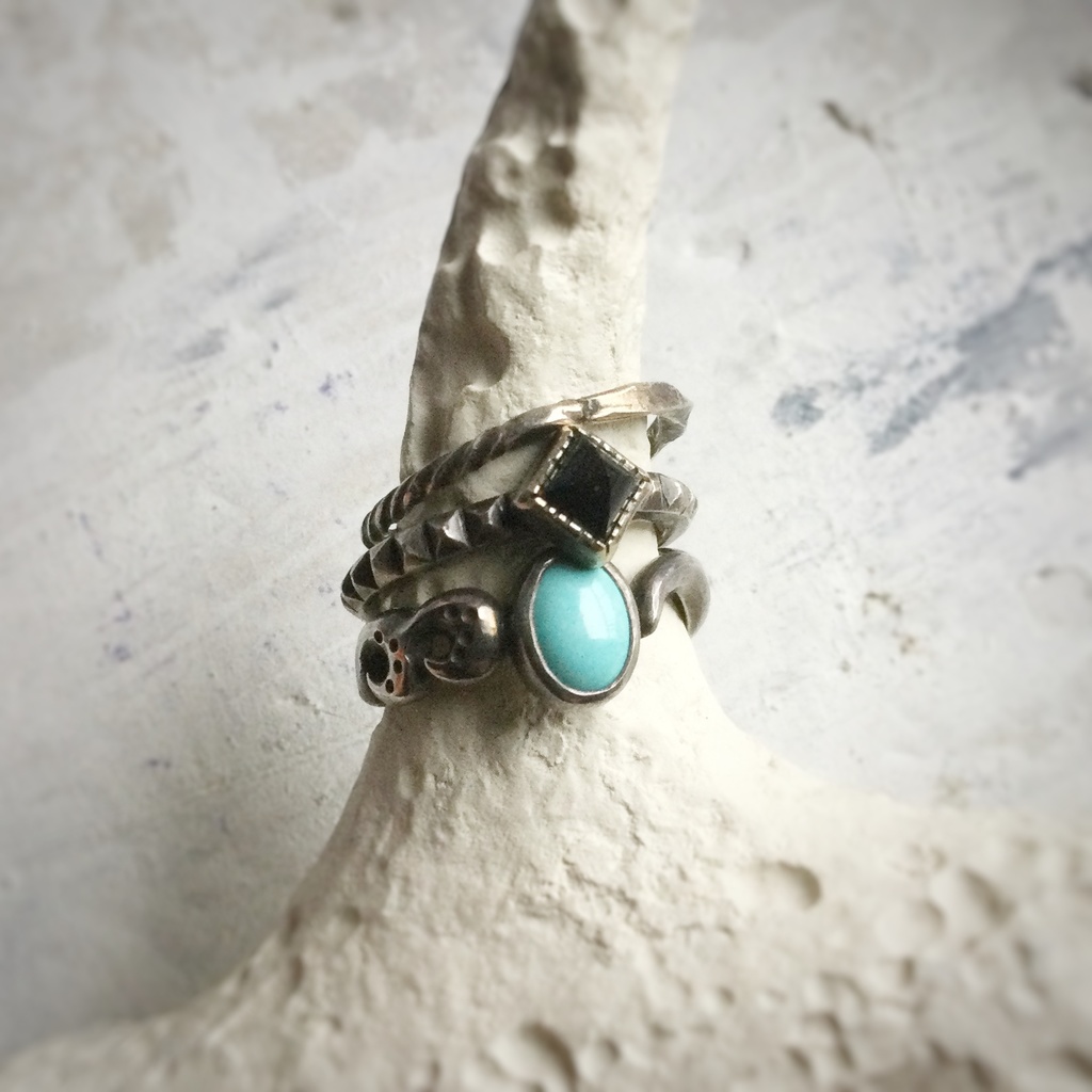 ミニジンリング ターコイズ16号