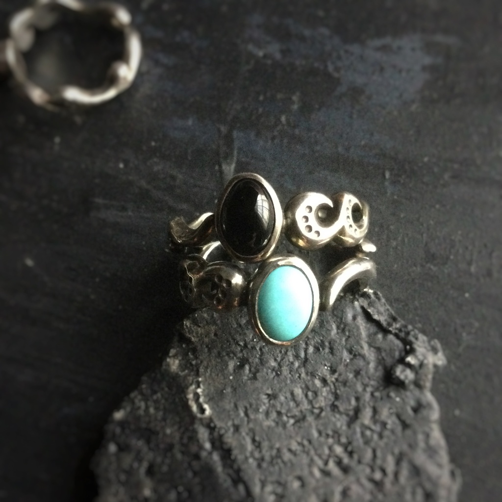 ミニジンリング ターコイズ16号