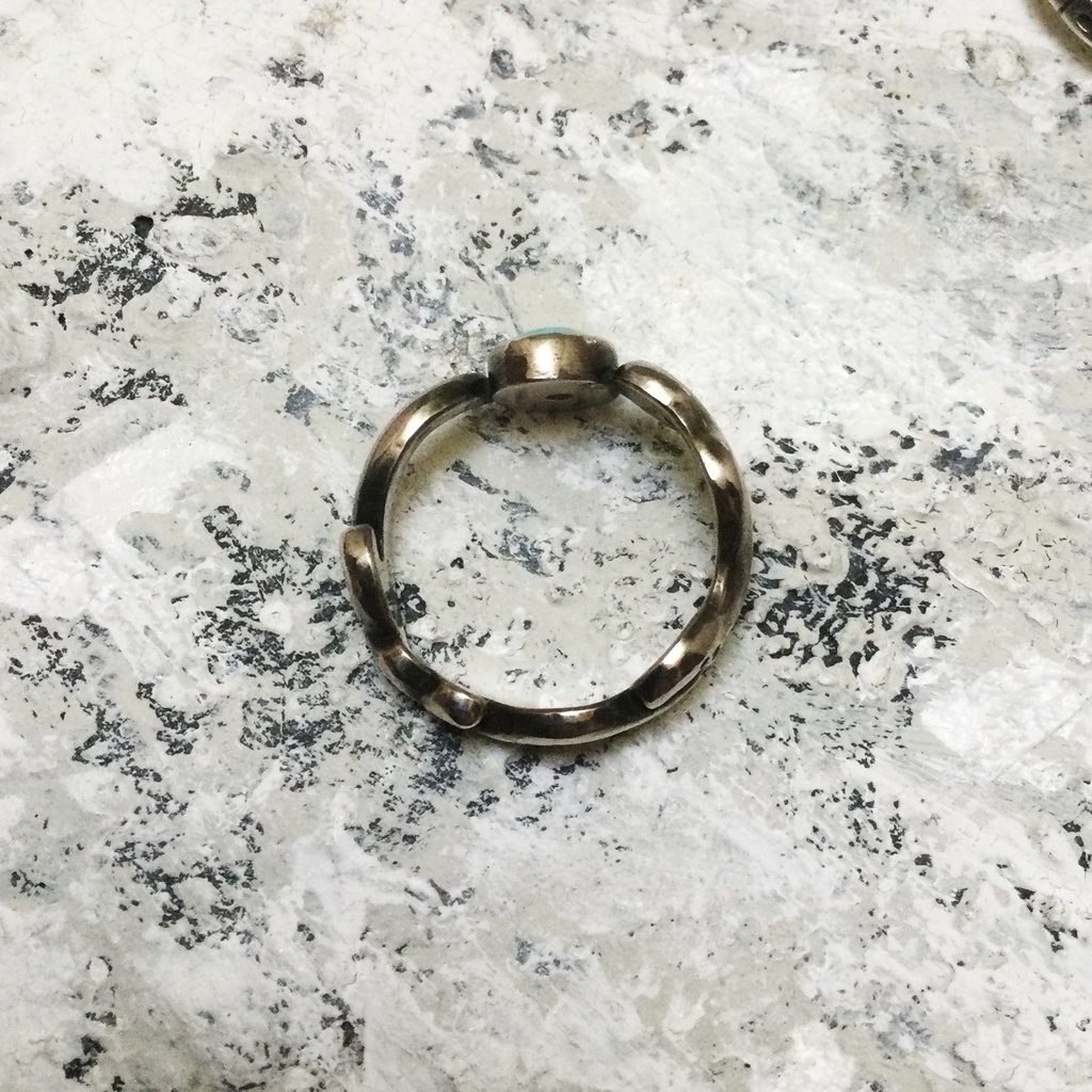 ミニジンリング ターコイズ16号