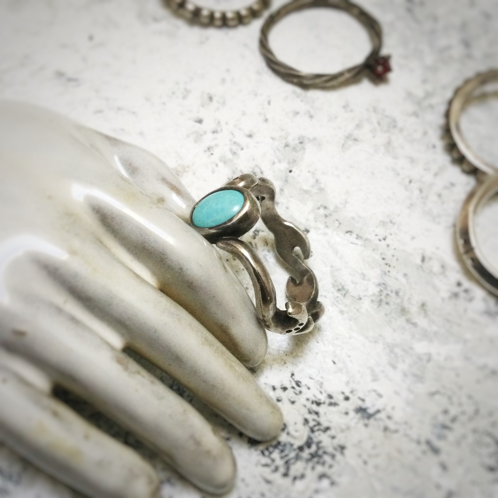 ミニジンリング ターコイズ16号