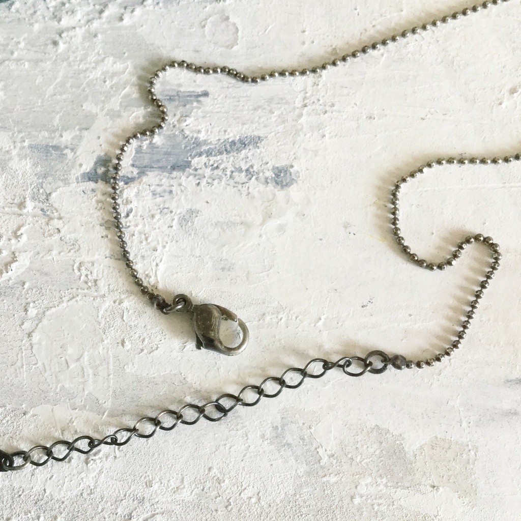 羽ふわり ターコイズネックレス