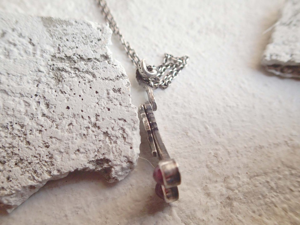 ルビーのチェリー&☆ ネックレス