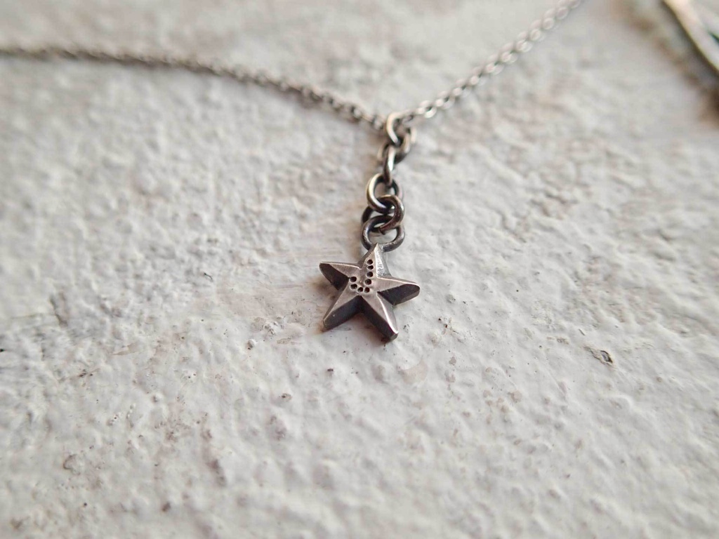 ルビーのチェリー&☆ ネックレス