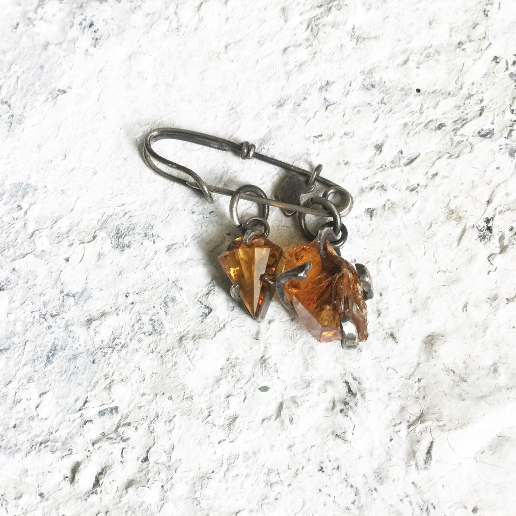 シトリンのチャーム 2個セット