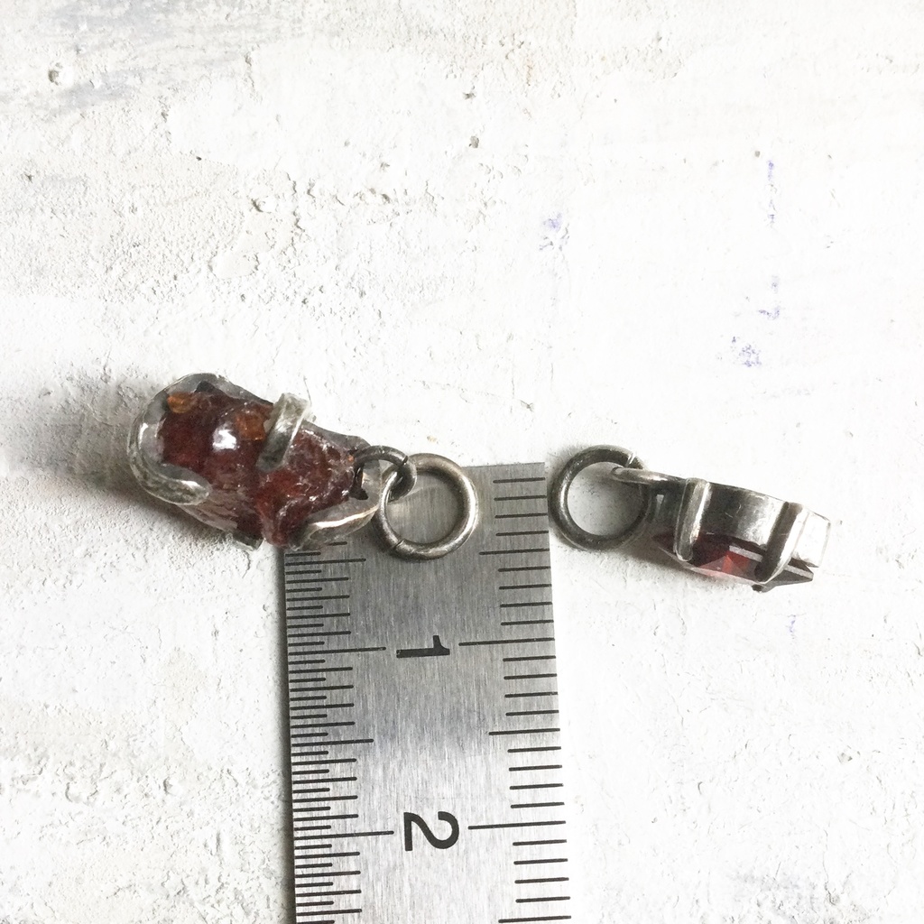 シトリンのチャーム 2個セット