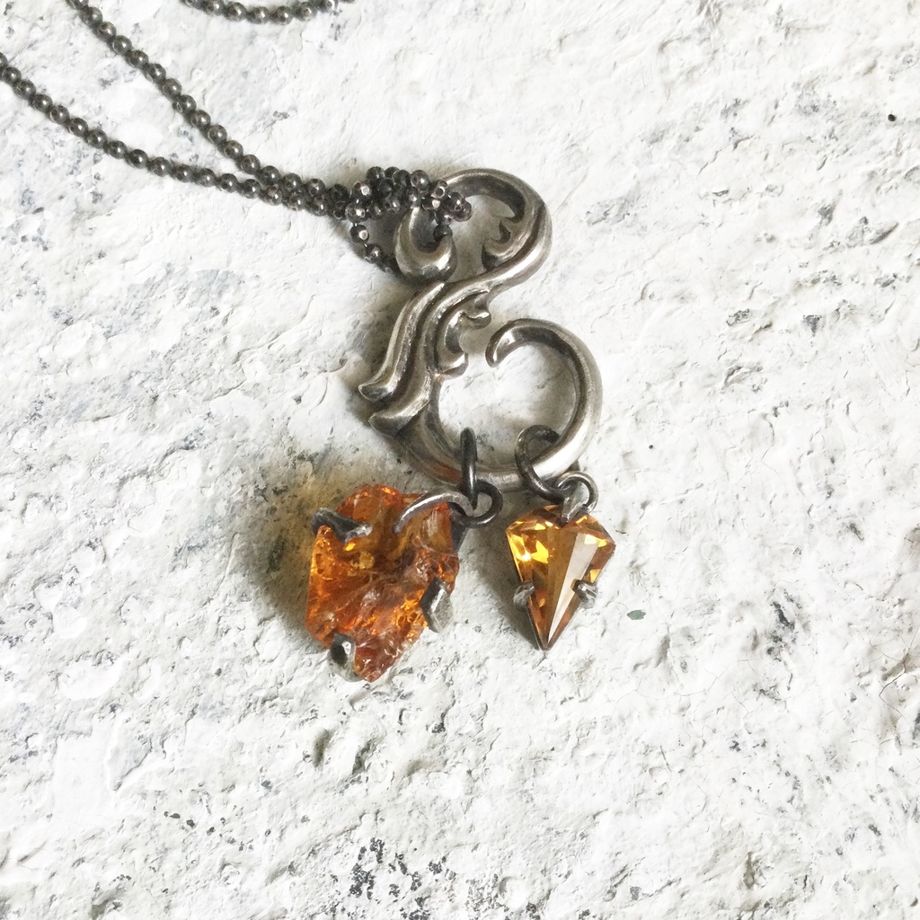 シトリンのチャーム 2個セット