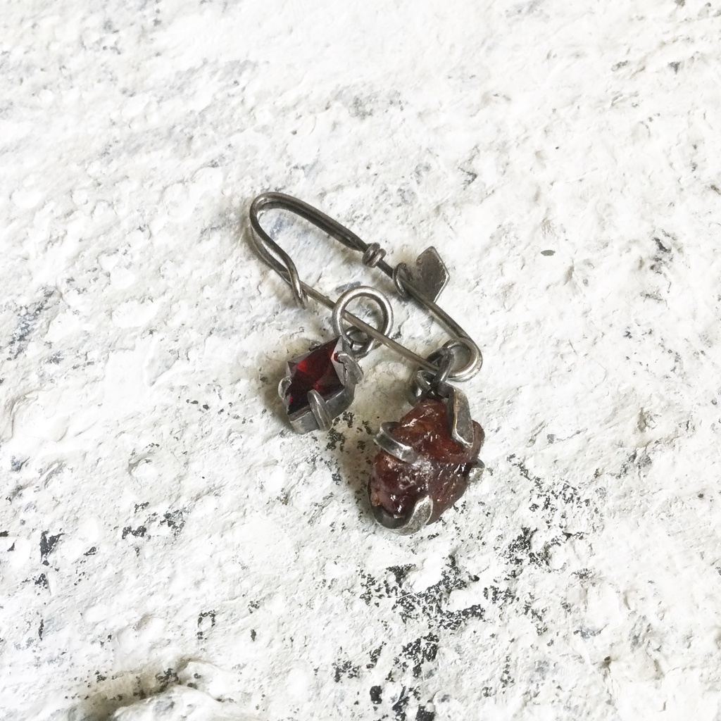 ガーネットのチャーム 2個セット