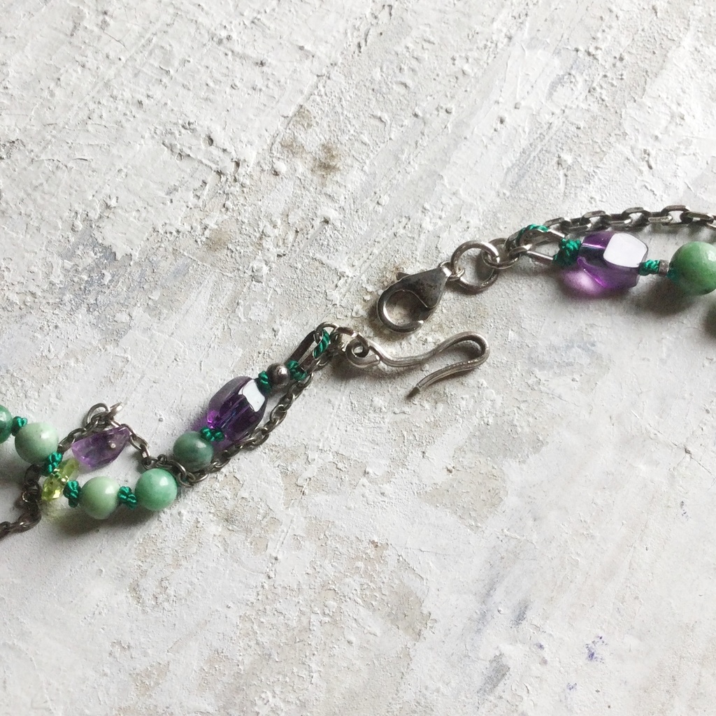 緑の石 ミックスチェーン