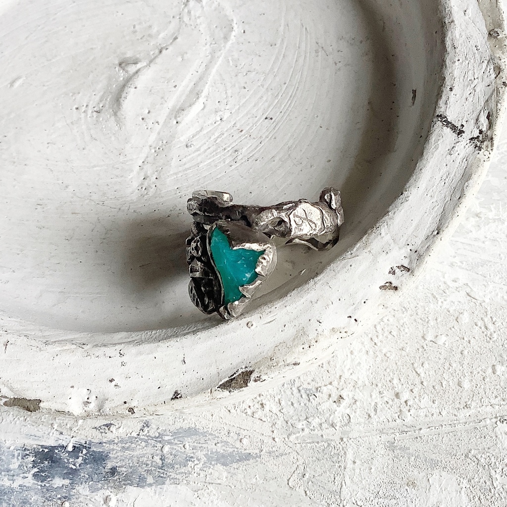 TTリング ブルーオパール 19.5号