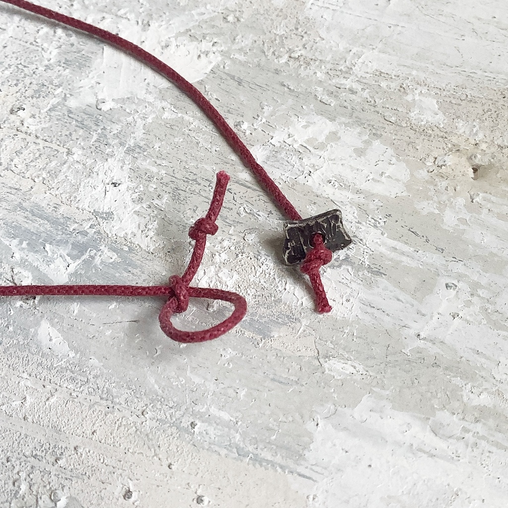 グラフィティペンダントネックレス グリーンガーネット1