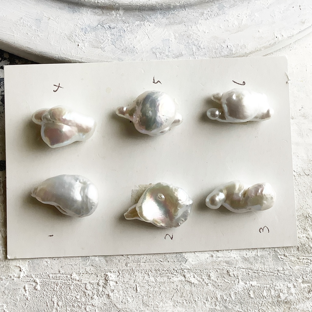 グリーンタイガーアイ ブレスレット バロックパール