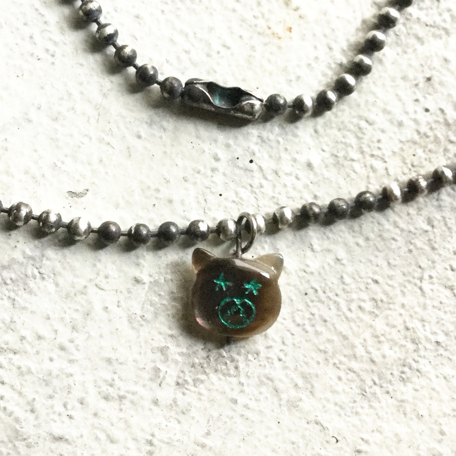 ハロウィンクマさん ネックレス