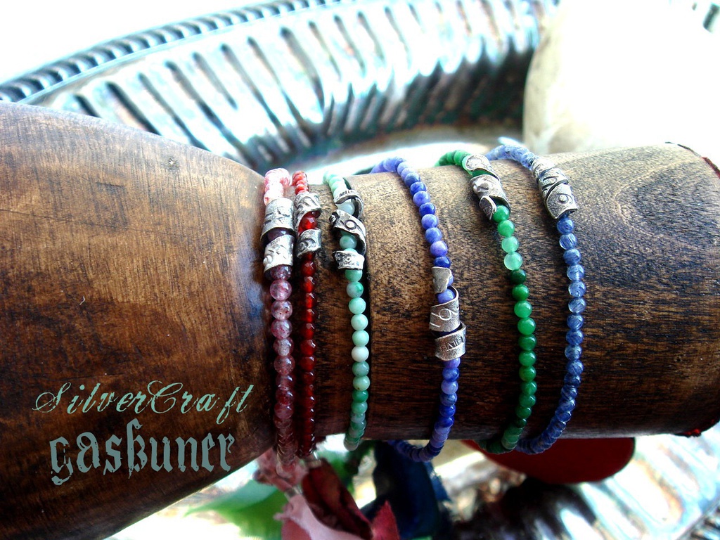 バーダイト2㎜ラウンドビーズ ブレスレット