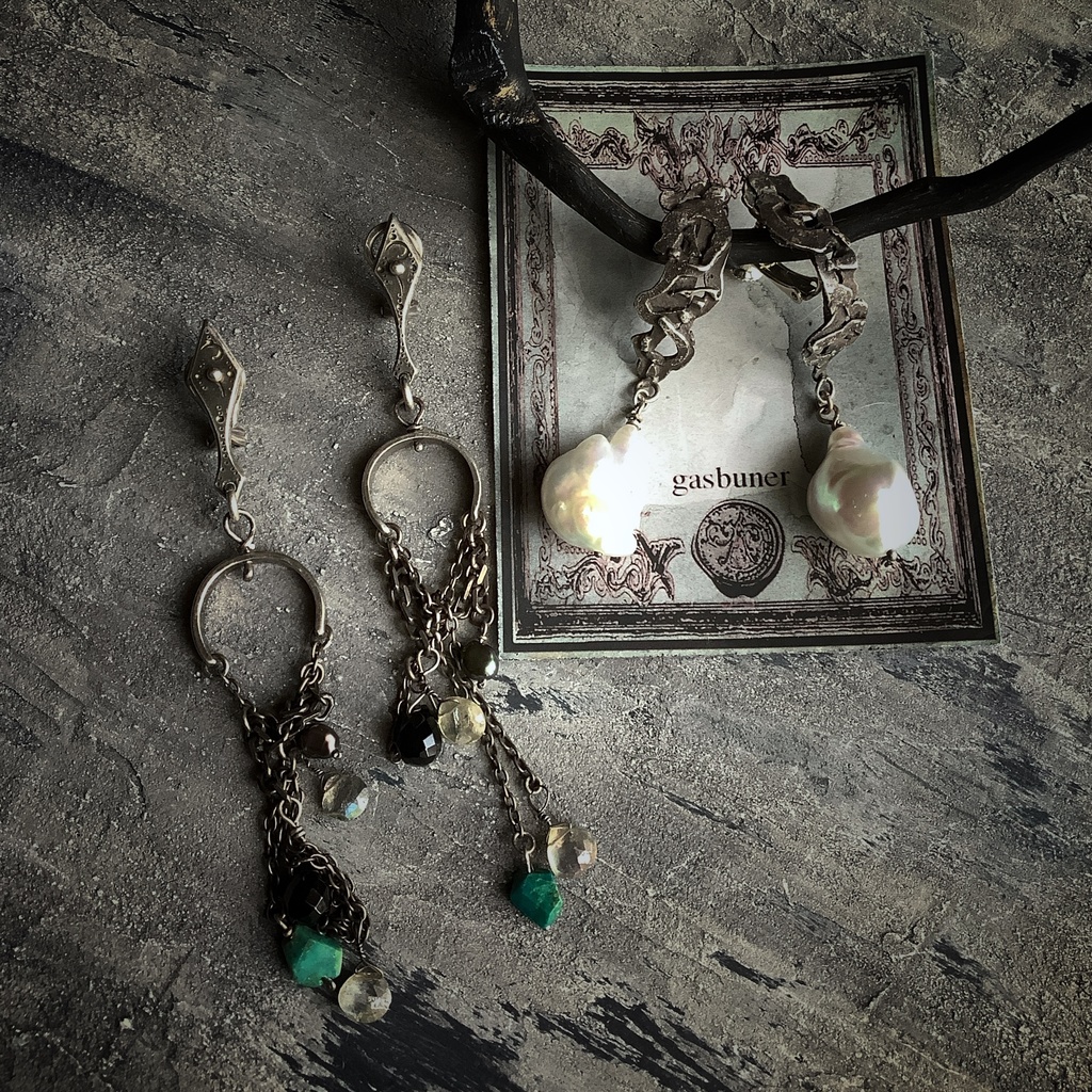 TTイヤリング バロックパール