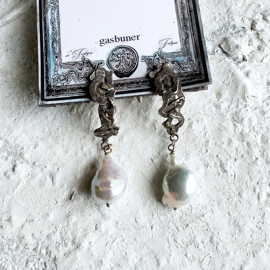 TTイヤリング バロックパール