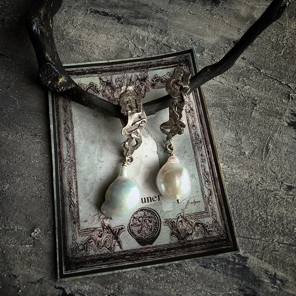 TTイヤリング バロックパール