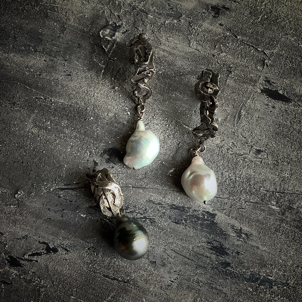 TTイヤリング バロックパール